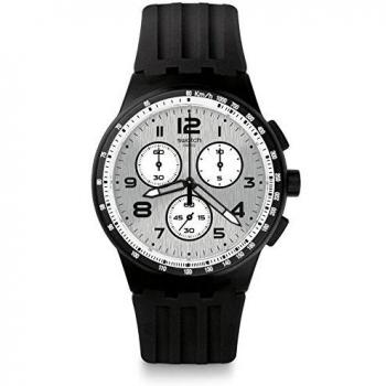 Swatch Men's Digital Quartz Watch with Silicone Strap SUSB103