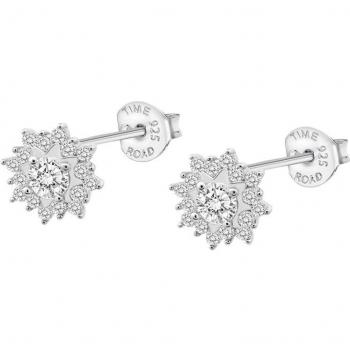 Pendientes Estrella Time Road WS03243 Plata