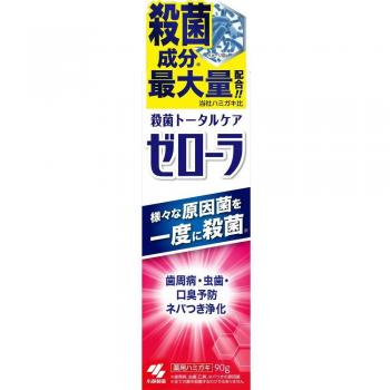 Kobayashi Zero-La Quasi-Drug Toothpaste 90g - Tongue Cleaner & Lock Check Features