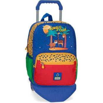 Mochila Escolar Enso Jungle Club con carro