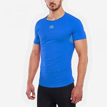 Camiseta técnica de manga corta para hombre Sport Hg Eleven Azul XXL