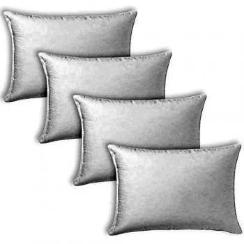 MERCURY TEXTIL- Relleno de Cojin Juego de 2/4 Unidades Super Suave Mullido, Antialergico, Fibra Hueca de Alta recuperacion, para Sofá,Cama,Coche