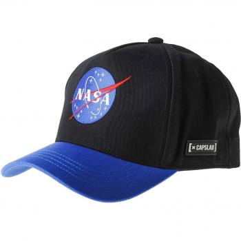 Gorra Capslab Space Mission NASA, negra, unisex, talla única