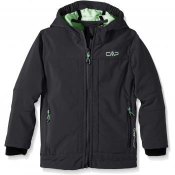 F.LLI Campagnolo 3A00094 Boys Soft Shell Jacket black-Irish, Boys:110 cm/4 J