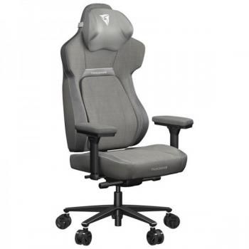 Silla gaming ThunderX3 Core Loft con soporte lumbar de 360 grados, asiento acolchado gris