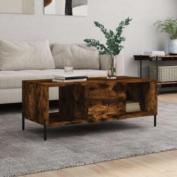 Mesa baja Smoke Roble 102x50x40 cm Madera multicapa