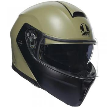Casco Modular AGV Streetmodular E2206 Mono Mate Verde/Negro S