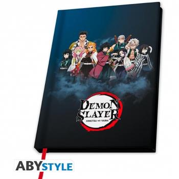 ABYSSE Cuaderno A5 Demon Slayer - Pilares, 1x15x21 cm