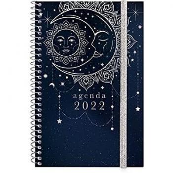Finocam Espiral Design Collection Moon - Agenda Enero 2022 - Diciembre 2022