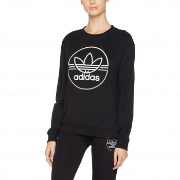 adidas Light Sweatshrt, Sudadera Para Mujer, Negro