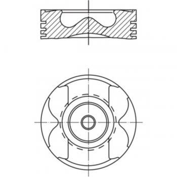 Pistón MAHLE ORIGINAL 021 PI 00129 000 de alta calidad