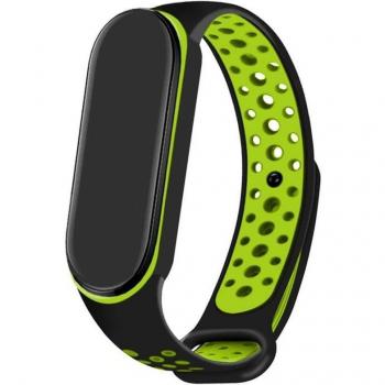 Cool Correa Sport Negra-Verde para Xiaomi Mi Band 5 / Mi Band 6 / Amazfit Band 5