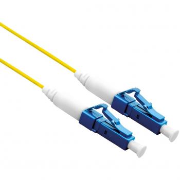 Cable de red Roline 1m, cable de fibra óptica LC simplex OS2, 9/125 µm, amarillo