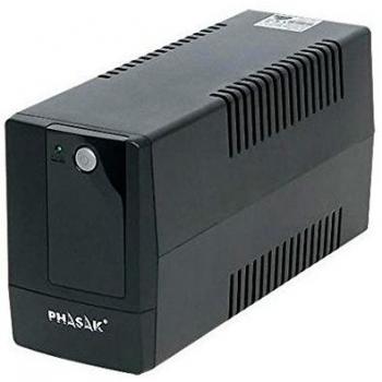 SAI 600VA PHASAK REACTIVO 2XSCHUKO LED PH 9461