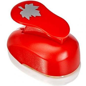 Fixo Kids 63051. Perforadora con Forma de Hoja. 2,5cm. Tamaño, Rojo, Mediano (2.5 cm