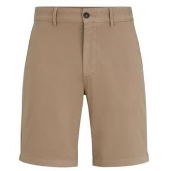 Hugo Boss Beige Slim Fit Chino Shorts for Men, Size W38