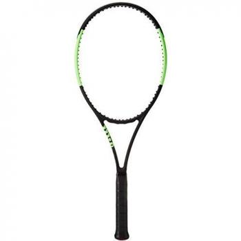 Wilson Blade 98 18X20 CVFRM W/O Raqueta de Tenis, Unisex Adulto, Negro/Verde