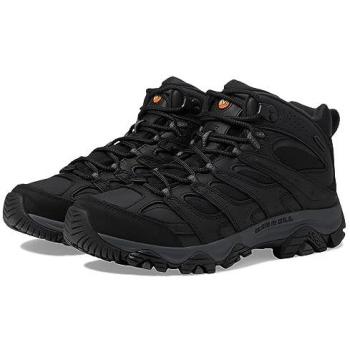 Merrell Moab 3 Thermo Mid Waterproof Hiking Boots for Men - Black Size 11.5 M
