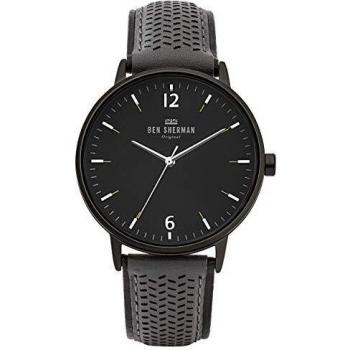 Ben Sherman Men's Portobello Social Watch (43mm, Black)
