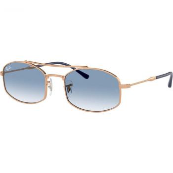 Ray-Ban RB3719 92623F Unisex Geometric Sunglasses Gold Size 51