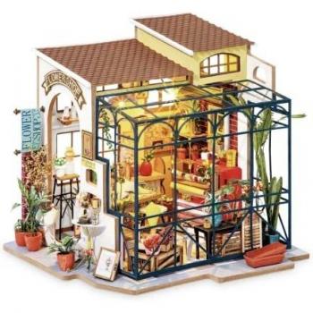 Robotime DIY Miniature Shop Model Kit - Emily's Flower Shop