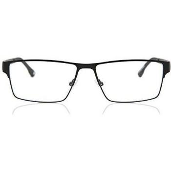 Rectangle Armazón Completo Metal Negros Lentes Recetadas Para Hombre - Gafas Anti-Azules - SmartBuy Collection