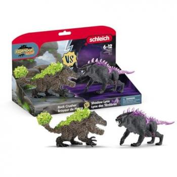 Figurita Schleich Eldrador Creatures: Lince de Sombra vs. Rompe Rocas (70827)