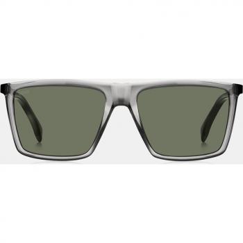 Hugo Boss Rectangular Gray Havana Sunglasses 1490/S 56MM