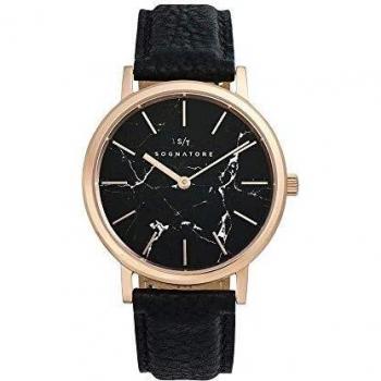 Sognatore Marble Black Rose Gold Ladies Watch / Mens Watch