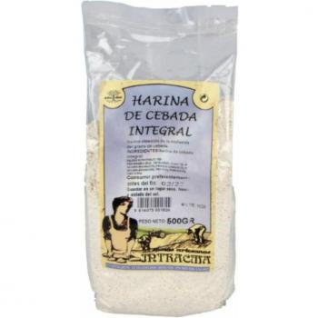 Intracma Harina Integral de Cebada 500g - Regula Niveles de Glucosa, Aporta Mayor Energía y Mejora la Digestión