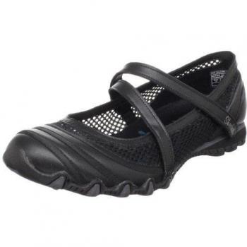 Skechers Bikers Proposal Propsal - Zapatos de cuero para mujer, color negro, talla 39