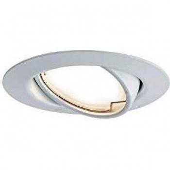 Foco Empotrable LED Paulmann Base Coin 5W, Redondo, Orientable, Luz Cálida 3000K