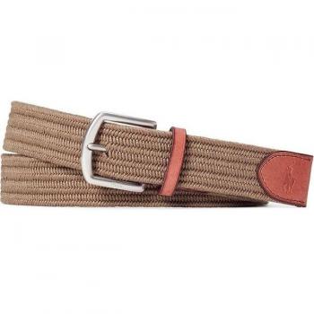 Cinturón de hombre Polo Ralph Lauren con hebilla grabada y diseño trenzado