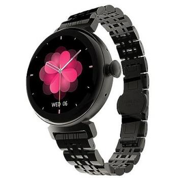 Smartwatch HiFuture Aura Mujer - Pantalla AMOLED 1,04, Acero Inoxidable, Monitor de Frecuencia Cardíaca, Sensores SpO2, Resistente al Agua IP68