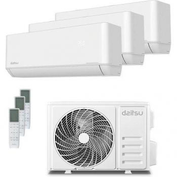 Aire Acondicionado Multisplit 3x1 Daitsu DSM-912KDT-4 UE21 Inverter con Bomba de Calor 3.010 Frigorías, Clase A++/A+, Blanco