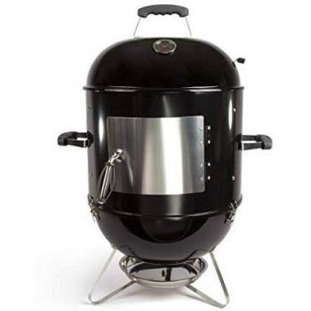 Fumador y Barbacoa 2 en 1 Livoo DOC205 de Acero Esmaltado, 44 cm