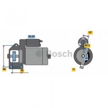 Motor de Arranque Bosch 986024040, tipo: Motor de arranque, características: Marca Bosch, número de pieza 0 986 024 040