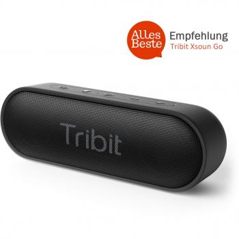 Altavoz Bluetooth Tribit XSound Go [actualizado] Altavoz inalámbrico portátil de 16W con Graves intensos,IPX7, Tipo C, Bluetooth 5.0, emparejamiento estéreo inalámbrico, Alcance Bluetooth de 100 pies