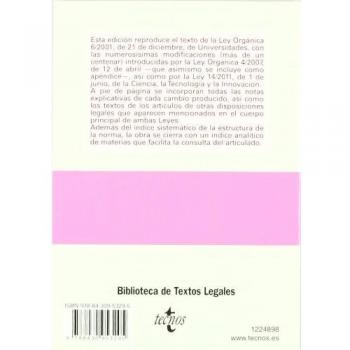 Ley Orgánica de Universidades