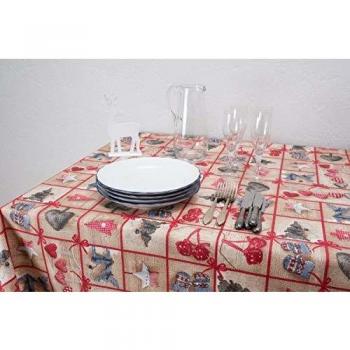 Boheme RAKKAANI Mantel Navidad, ALGODÓN /50% POLIÉSTER, Beige, 140 x 350
