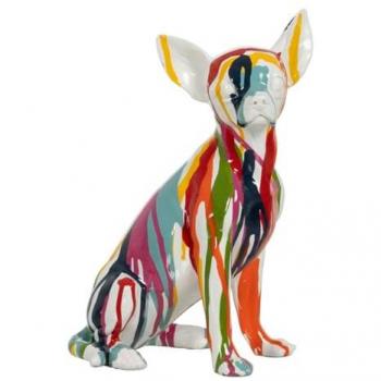 Figura Decorativa Perro 15 x 13 x 26 cm