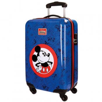 Disney Hello Mickey Equipaje Infantil, 55 cm, 35 Litros, Azul