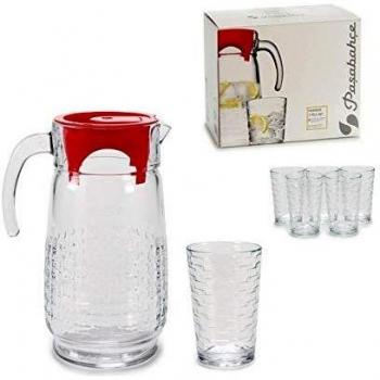 Paşabahçe S3600782 Set de Vasos, 15 x 24.5 x 29.5 cm, 7 Piezas