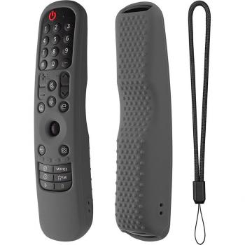 Caja de protección a prueba de caídas para mando a distancia de TV inteligente LG MR21GA / MR21GC, cubierta de silicona duradera y resistente a impactos