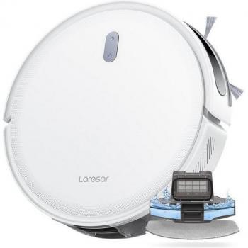 Aspiradora Robot Laresar L10 con LiDAR, 6500Pa de Succión, 150 Min de Autonomía, Control por APP y Función de Mopa