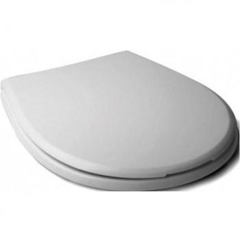 Tatay Tapa WC Universal Olympia, de Termoplástico, Forma Ovalada, Fabricado en España, Blanco. Medidas 45,5 x 35,5 cm