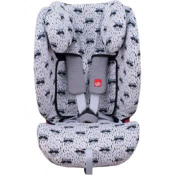 Funda para silla de coche GB Everna - Transpirable y Hipoalergénica Jyoko Racoon Town