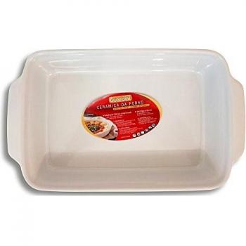 Pirofila Rectangular de Cerámica Guardini 22x14cm Blanca