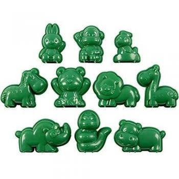 Moldes de fundición, tamaño 4-7 cm, animales, 10asstd