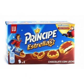 Galletas Príncipe Estrellas de Chocolate 150g Paquete de 16 Unidades